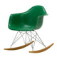 Vitra Eames Plastic Armchair RE RAR in 17 Emerald RE / Chrome / Golden Maple — packshot