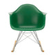 Vitra Eames Plastic Armchair RE RAR in 17 Emerald RE / Chrome / Golden Maple — packshot, detai
