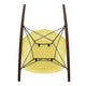 Vitra Eames Plastic Armchair RE RAR in 92 Citron RE / Basic Dark / Dark Maple — packshot, detail