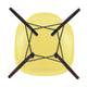 Vitra Eames Plastic Side Chair RE DSW in 92 Citron RE / Dark Maple — packshot, detail