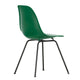 Vitra Eames Plastic Side Chair RE DSX in 17 Emerald RE / Basic Dark Powder Coated — packshot, detail