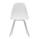 Vitra Eames Plastic Side Chair RE DSX in 85 Cotton White RE / Chrome — packshot, detail