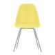Vitra Eames Plastic Side Chair RE DSX in 92 Citron RE / Chrome — packshot, detail