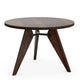Vitra Guéridon Dining Table Round 105cm in Dark Oak — packshot