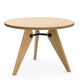Vitra Guéridon Dining Table Round 105cm in Natural Oak — packshot