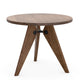 Vitra Guéridon Dining Table Round 90cm in American Walnut — packshot