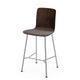Vitra HAL Ply Stool Medium in Dark Oak — packshot