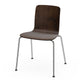 Vitra HAL Ply Tube Stackable in Dark Oak — packshot