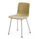 Vitra HAL RE Tube Chair in Biscuit, chrome base — packshot