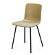 Vitra HAL RE Tube Chair in Biscuit, basic dark base — packshot