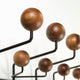 Vitra Eames Hang It All in Natural Walnut — packshot, detail