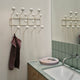 Vitra Eames Hang It All in Warm White — lifestyle, bathroom