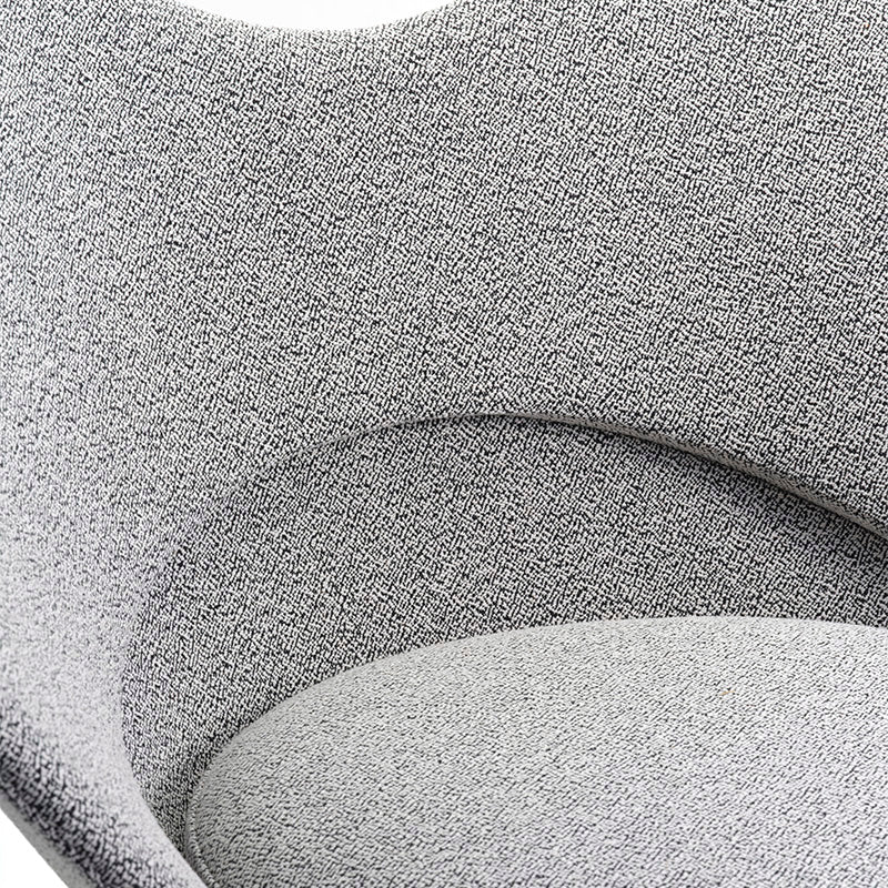 Vitra Heart Cone Chair in Cento Salt and Pepper — upholstery detail 1