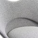 Vitra Heart Cone Chair in Cento Salt and Pepper — packshot, detail
