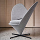 Vitra Heart Cone Chair in Cento Salt and Pepper — lifestyle