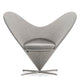 Vitra Heart Cone Chair in Cento Salt and Pepper — packshot, detail