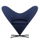 Vitra Heart Cone Chair in Cosy 2 Dark Blue — packshot