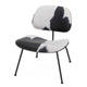 Vitra Eames Plywood Group LCM Calf's Skin Chair in Black Ash, Basic Dark — packshot