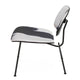 Vitra Eames Plywood Group LCM Calf's Skin Chair in Black Ash, Basic Dark — packshot, detail