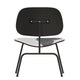 Vitra Eames Plywood Group LCM Calf's Skin Chair in Black Ash, Basic Dark — packshot, detail