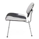 Vitra Eames Plywood Group LCM Calf's Skin Chair in Black Ash, Chrome — packshot, detail