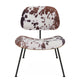 Vitra Eames Plywood Group LCM Calf's Skin Chair in Natural Ash, Basic Dark — packshot, detail