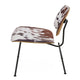Vitra Eames Plywood Group LCM Calf's Skin Chair in Natural Ash, Basic Dark — packshot, detail
