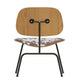 Vitra Eames Plywood Group LCM Calf's Skin Chair in Natural Ash, Basic Dark — packshot, detail