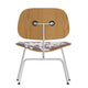 Vitra Eames Plywood Group LCM Calf's Skin Chair in Natural Ash, Chrome — packshot, detail