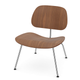 Vitra Eames Plywood Group LCM Chair in Black Pigmented Walnut, Chrome — packshot