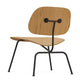 Vitra Eames Plywood Group LCM Chair in Natural Ash, Basic Dark — packshot, detail