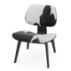 Vitra Eames Plywood Group LCW Calf's Skin Lounge Chair in Black Ash — packshot