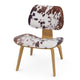 Vitra Eames Plywood Group LCW Calf's Skin Lounge Chair in Natural Ash — packshot