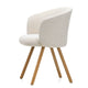 Vitra Mikado Armchair — packshot, wood base, detail