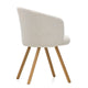 Vitra Mikado Armchair — packshot, wood base, detail
