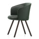 Vitra Mikado Armchair — packshot, wood base, detail