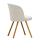 Vitra Mikado Side Chair — packshot, wood base, detail