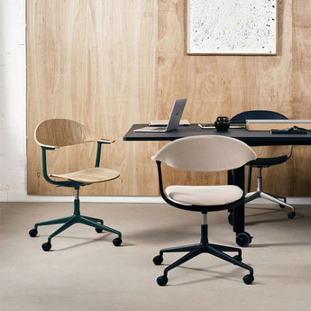Vitra Mynt Plywood Office Chair Four Star Base Display