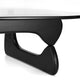 Vitra Noguchi Coffee Table in Black Ash — packshot, detail