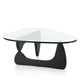 Vitra Noguchi Coffee Table in Black Ash — packshot, detail