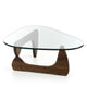 Vitra Noguchi Coffee Table in Walnut — packshot, detail