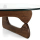 Vitra Noguchi Coffee Table in Walnut — packshot, detail