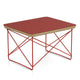 Vitra Eames LTR Occasional Table in Dark Brick Linoleum / Classic Red — packshot