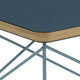 Vitra Eames LTR Occasional Table in Smoke Blue Linoleum / Sky Blue — packshot, detail