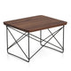 Vitra Eames LTR Occasional Table in Walnut / Basic Dark — packshot