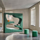 Vitra Living Tower with Visiona Stool — lifestyle