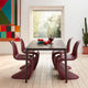 Vitra Panton Chair with Plate Dining Table — lifestyle, dining room