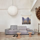 Vitra Akari 120A Suspension Light — lifestyle, with Vitra Polder Sofa and Cork Family