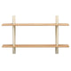 Vitra Rayonnage Mural Bookcase in Prouvé Blanc Colombe Ecru / Natural Oak — packshot