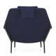 Vitra Slow Chair Fabric in Flocca Dark Blue — packshot, detail